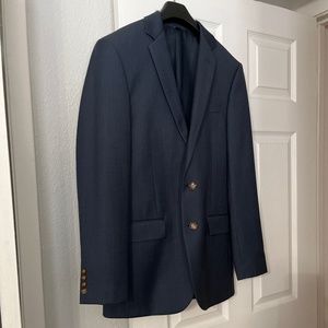 36R 30/32 J Crew Navy Men’s Slim 100% Wool Suit